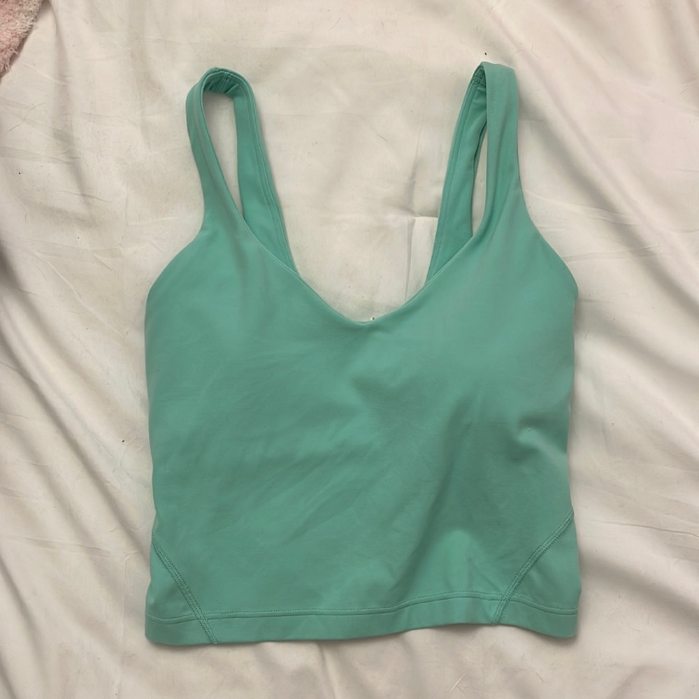 Mint green lululemon align tank size 0